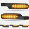 2Pcs Motorcycle Mini Led Turn Signal Light Blinker White Running Lamp Handlebar Indicators Lamps for Harley Davidson Accessories