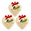 Keep Climbing Heart Ornament Inspirational Heart-Shaped Rock Climb Hanging Ornament for Xmas Tree Keepsake