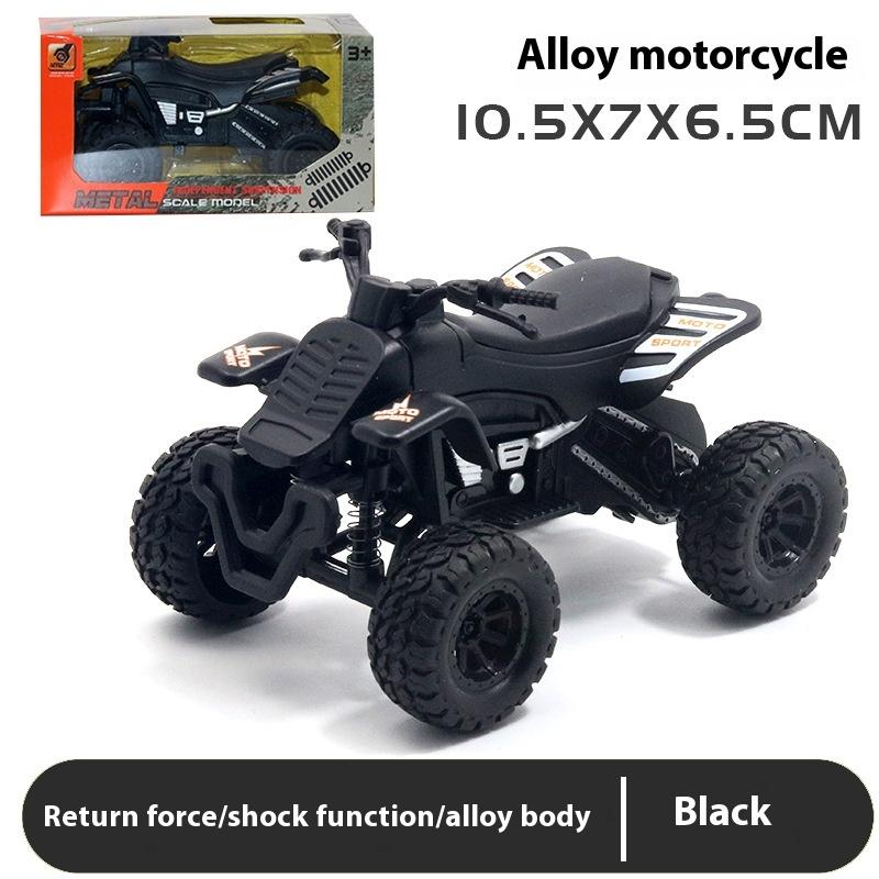 Simulation Beach Four-wheel Off-road Big Foot Motorcycle Alloy Model Children's Toy Car Boy Gift