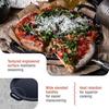 Plaque à Griller en Fonte à Induction pour Pizza, Poêle 25cm pour Barbecue, Four Victoria 38328 Noir