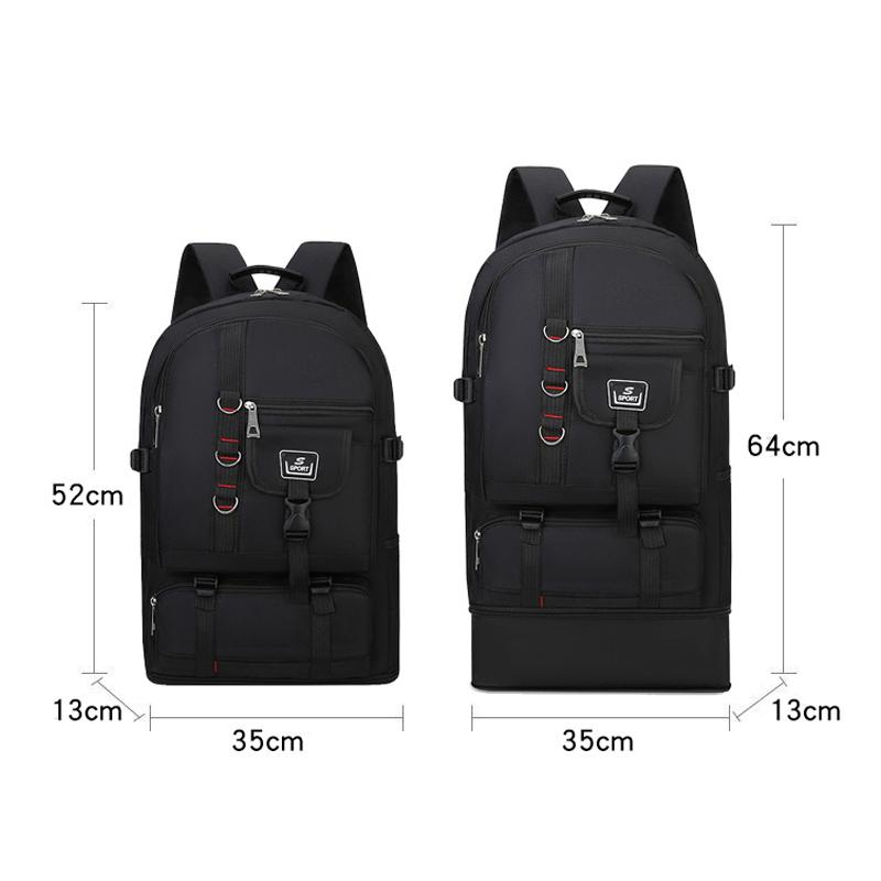 Large Capacity Backpack Men's Outdoor Sports Mountaineering Bag Lightweight Multifunctional Travel Backpack