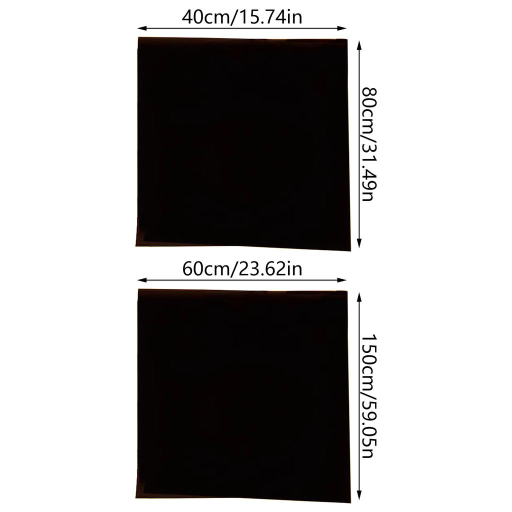 Stick On Black Aquarium Backdrop Poster Film for Home and Commercial Use Poster Wallpaper Decorations