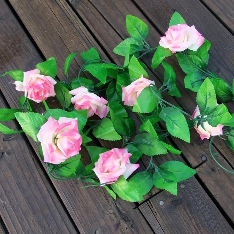 Artificial Ivy with Flowers 2.4 Meters for Decoration