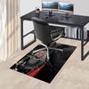 1pc Fire and Blood Office Carpet Chair Mats, Home Decor Mat | Fantasy Theme Mat | Durable Mat, Dragon DecorB06