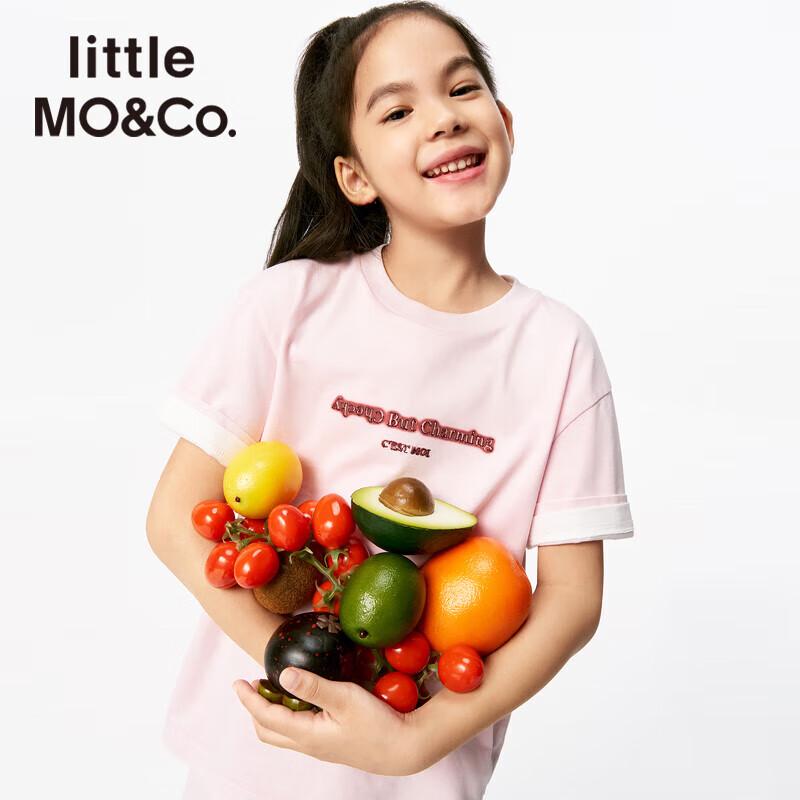 little MO&Co. Kids' Cotton Graphic Short-Sleeve T-Shirt
