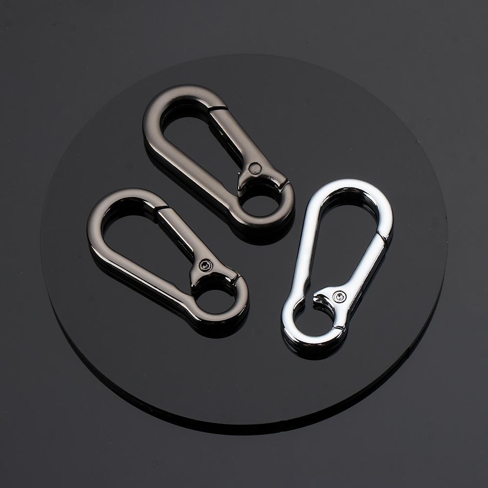 Push Trigger Plated Gate Bag Belt Buckle Carabiner Purses Handbags Snap Clasp Clip Spring Buckles