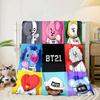 Colorful Cartoon kpop Blanket Flannel Blanket for bed, sofa, Camping, Hiking, Picnic Essentials, gift for family Fan gifts