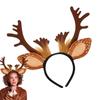 Christmas Headband Deer Antlers Headband Christmas Cosplay Headwear Cute Dress Up Hairband for Cosplay Costumes and Accessories
