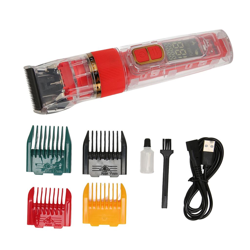 Maszynka do strzyżenia sierści psa Regulacja 3 prędkości Wodoodporny IPX7 Elektryczny trymer do sierści zwierząt domowych z LED Smart