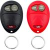 Replacement Key Fob Shell Keyless Entry Remote Car Key Fob Case Fits for Chevy Colorado Venture, GMC Canyon, Pontiac Montana, Isuzu I-280 I-290 I-350
