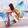Date A Live Anime  Microfiber Printed Beach Towel Mountain Climbing Yoga Beach Swimming Running Absorbent Soft Towel