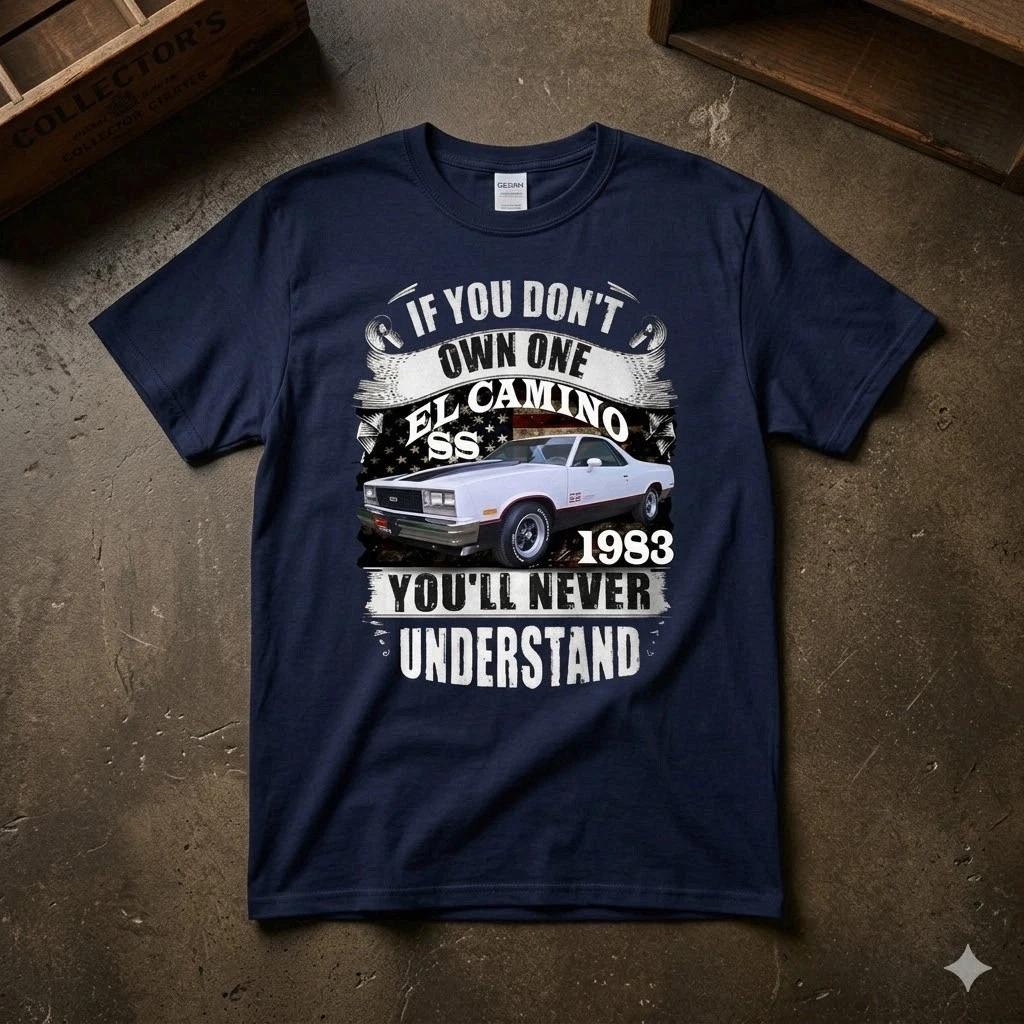 1978-87 Chevy El Camino Shirt Old School Classic Car Tee XL