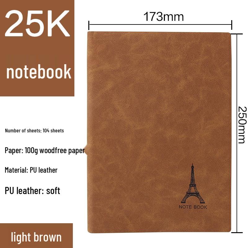 A5 Business Notebook Diary - Large Meeting Record Book, Office Supplies