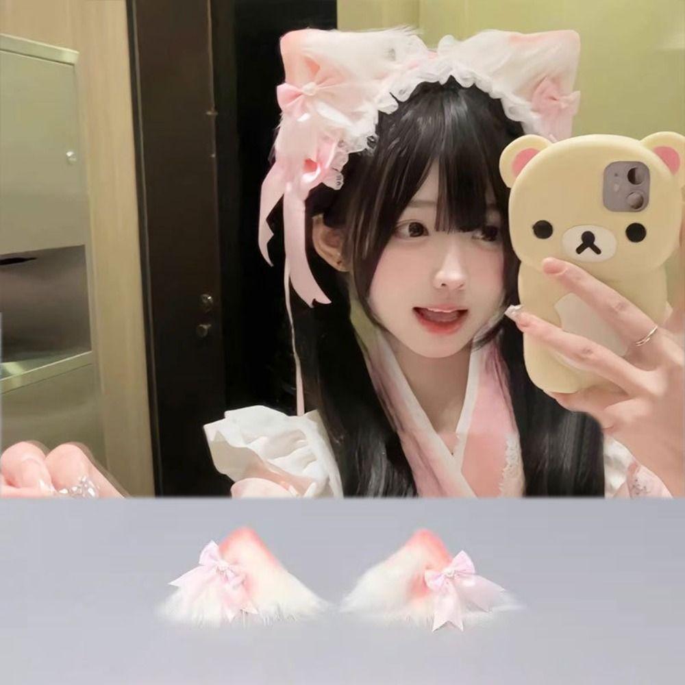 Bow Head Wrap Lolita Headwear New Headdress Women