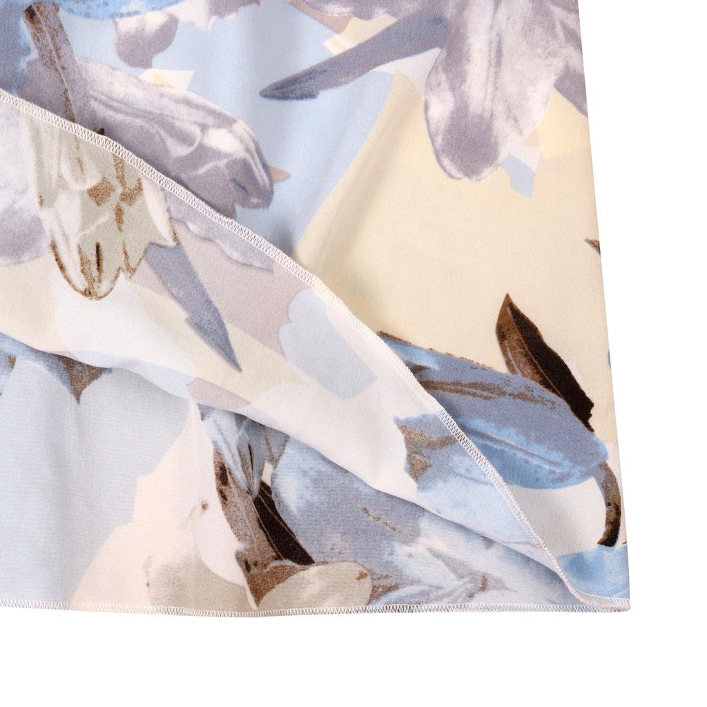 GMXIA New Floral Print Suspender Dress Summer Dress Casual Vacation Travel Dress