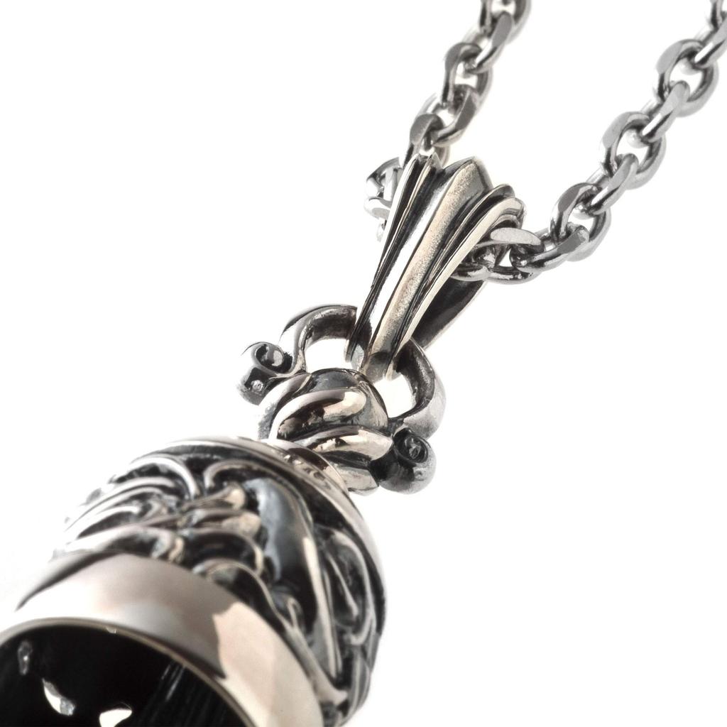 Artemis Classic Small Ballad Bell Pendant (acp0312) - Men's Silver Accessory, Brand Jewelry, 925 Sterling Silver