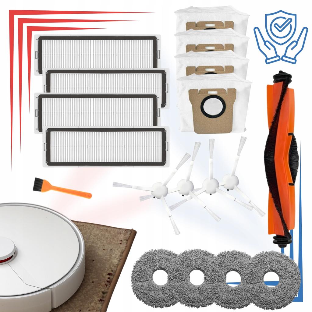 Accessories Set for Xiaomi Mi Robot Vacuum X10+ X20+ S10