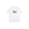 Women Creative Short Cotton T-shirts Unisexga for Street Loose T-shirts inforUnisexs Large Size with Round Neck