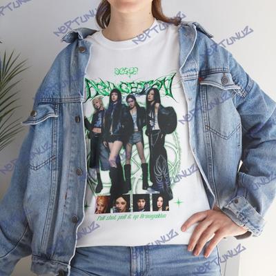 AESPA Armageddon T-Shirt, Kpop Girlband Graphic Tee