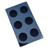 6 Holes Silicone Mousse Molds Bread Cake Moulds Flower Shaped Non-Stick Baking Accessories for Making Candy Jelly Donuts