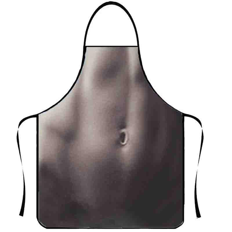 Muscle Man Sexy Woman Funny Kitchen Aprons For Woman Home Decoration Gifts