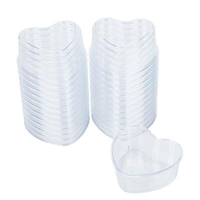 Dessert Cup Plastic Tableware Transparent Mini Cake Jelly Cup Fruit Salad Container Holder Party Supplies