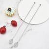 1PC Stainless Steel Bartender Mixing Spoon Cocktail Stirrers Multi-Function Decorative Long Stir Sticks For Drinks Mixing Bar