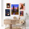 Buckelwal-Mädchen Kunstdruck marokkanischen Fenster Katze Nickerchen abstrakte Landschaft Leinwand Malerei Poster nordischen Frau in Badewanne Bild Wand-Dekor