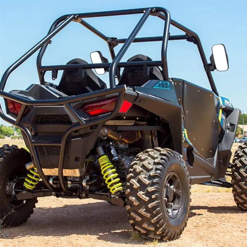 Mirror Rearview 1.75" Shockproof UTV ATV W/ Side Mirror 2" Roll Cages For Can Am For Polaris RZR 800 900 1000 For Yamaha W