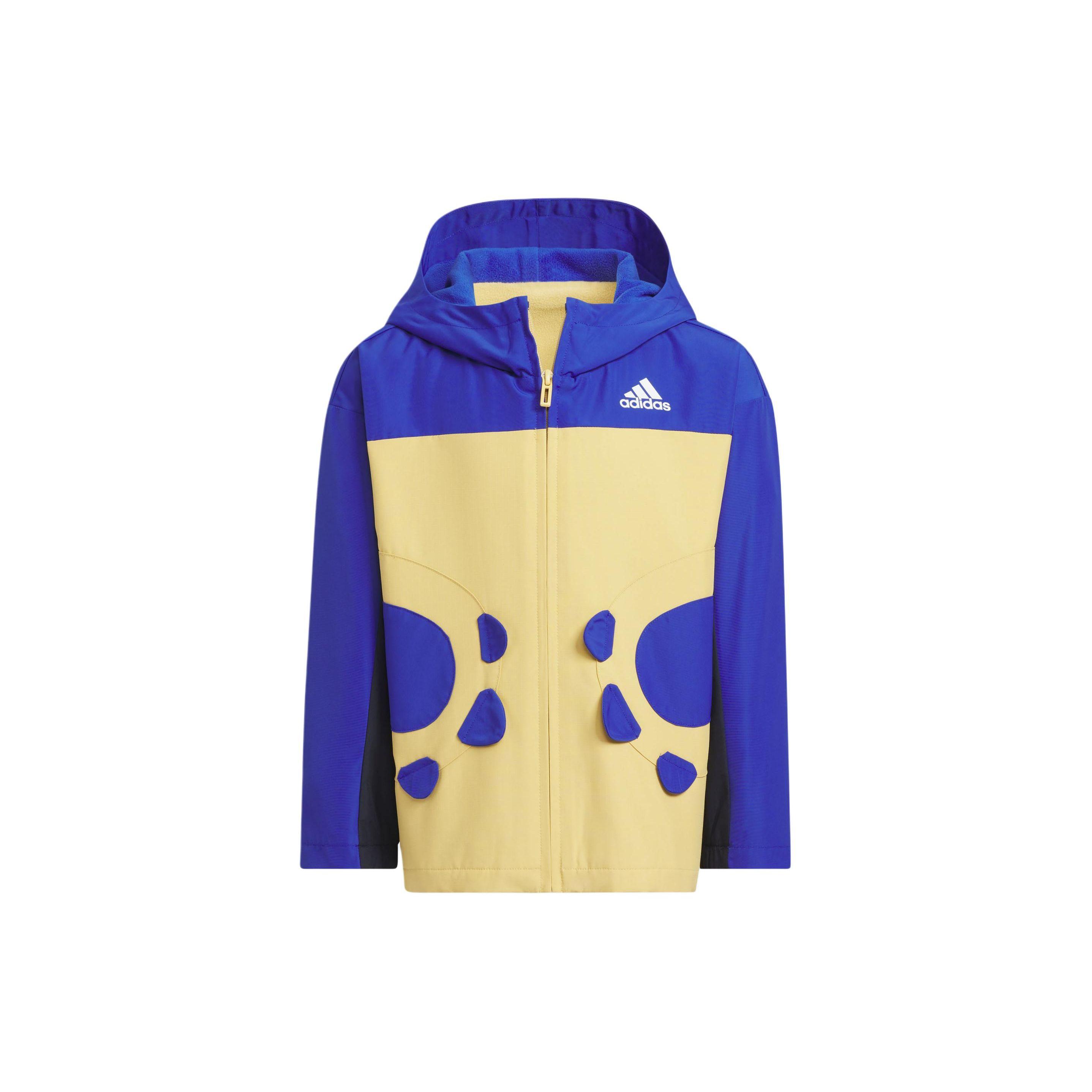 

Adidas Urban Jacket Printed Sportswear Kids Jacket Neon-Blue White JF1377 A140