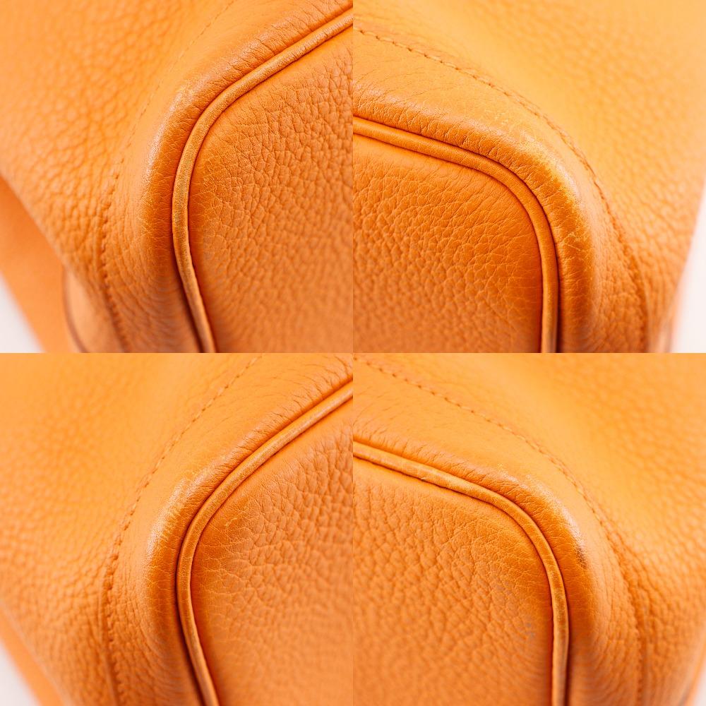 Hermes Torba Tote PM na przyjęcie w ogrodzie Pomarańczowa Negonda Kobiety Używana