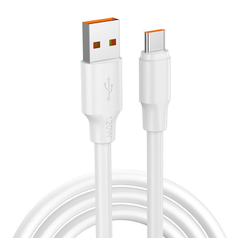 120W Dual Type-C Fast Charging Cable with Smart Display for Apple 15/16 & Huawei Phones