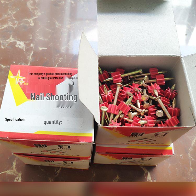 Cement Nail Gun for Wall Hanging: Gas-Powered for Pictures, AC Units, & Tiles