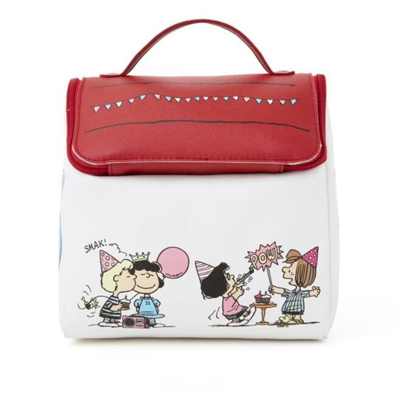 Snoopy Cartoon House-Shaped Travel Makeup & Toiletry Bag
