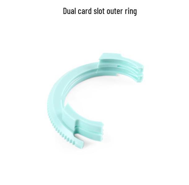 Eyeglasses Frame Replacement Accessories: Try-On Frame with Outer Ring, Nose Pad, and Degree Measuring Tools