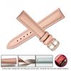 Quick Release Soft Cowhide Watchband for Casio Citizen Fossil Plain Watch Strap DW 12mm 14mm 16mm 18mm 20mm Ladies Bracelet pink