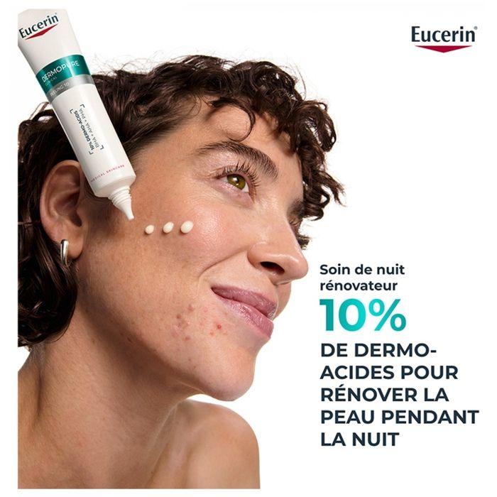 Eucerin DermoPure Clinical Peeling 10 Soin de Nuit Rénovateur et Anti-Imperfections 40 ml