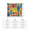 Sesame Street Cartoon Blanket Coral Fleece Plush Spring/Autumn Abby Cadabby Breathable Throw Blankets for Bed Bedroom Rug Piece