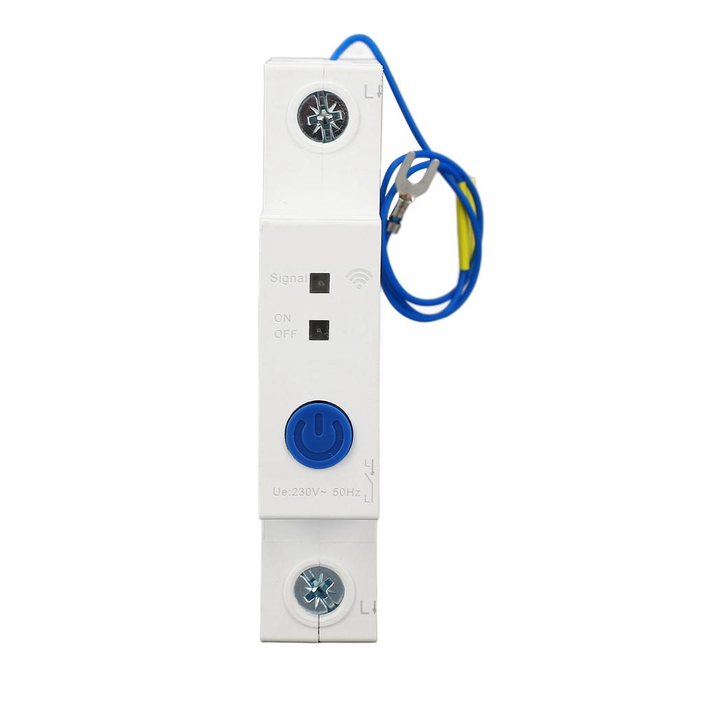 1P 230V Schutzschalter APP Fernbedienung DIN-Schiene Pa66 Intelligenter Schalter 2,4 GHz WLAN Schutzschalter