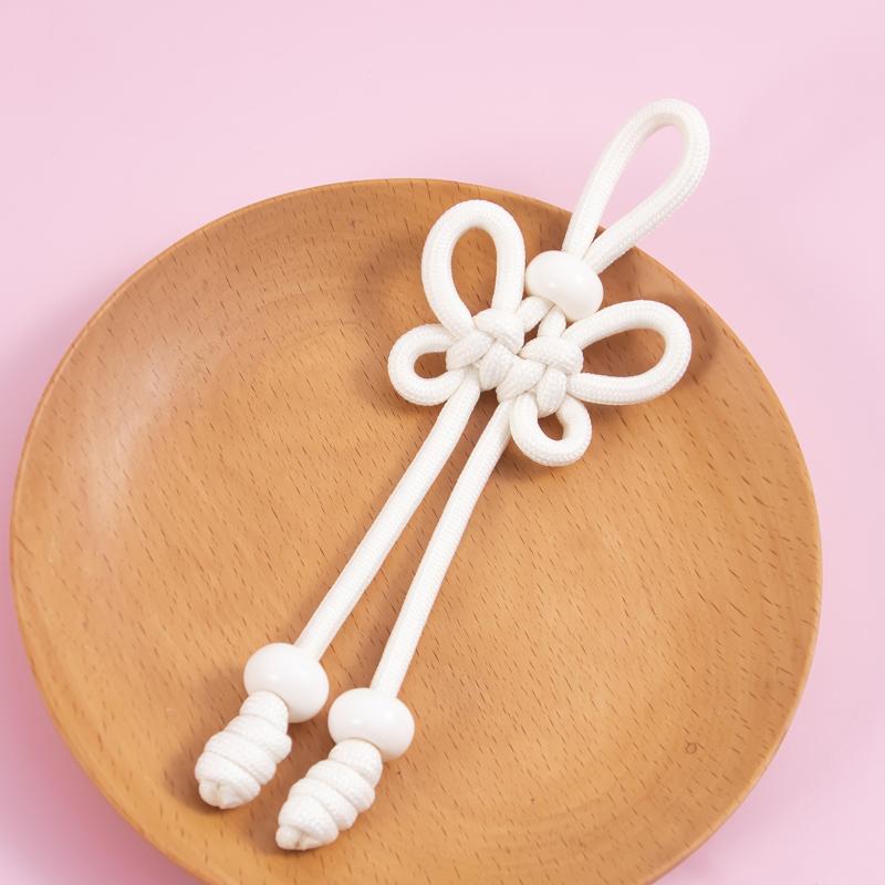 

Diy Bag Charm Handmade Butterfly Braided Rope Keychain Fashion Bag Pendant Jewelry Diy Colorful Handbag Hanging Dec Key Holder A7