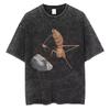 Lustiges Herren Robert T-Shirt Vintage Vintage Wurm Parodie Straße Y2K Stil Marcus Baumwolle