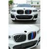 ///M-Colored Front Grille Insert Trims Strips Grills Cover For BMW F25 X3 F26 X4 2011-2017 G01 G02 2018- Car Accessories