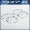 INFINAUTO Hub Centric Rings 56.1mm Inner To 66.6mm OD Car Wheel Hub Rings Aluminum Alloy 4pcs