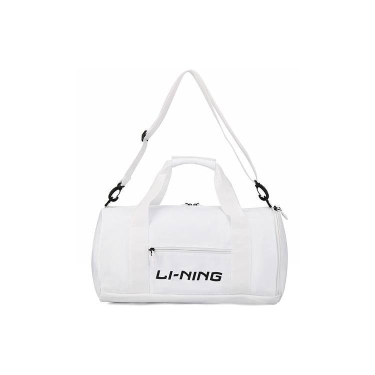 Li Ning Badminton Kollektion Badminton Polyester Trainings Tasche Sporttasche Unisex Weiß ABLS027-1