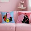 Federa Cuscino Classica Cartone Animato Barbapapa Morbida e Facile da Lavare – Versatile per Divano, Letto, Viaggio e Ufficio
