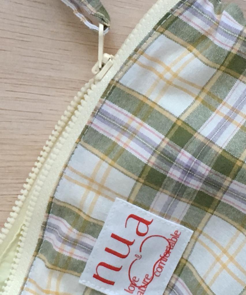 Nuaname Tokyo Latte Vintage Check Pouch