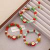 Sweet Temperament Fashion Apple Core Shaped Ceramic Bracelets