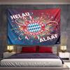 FC Bayern München Bright Carnival Design Patterned Tapestry for Bedroom and Living Room Home Decor Sofas