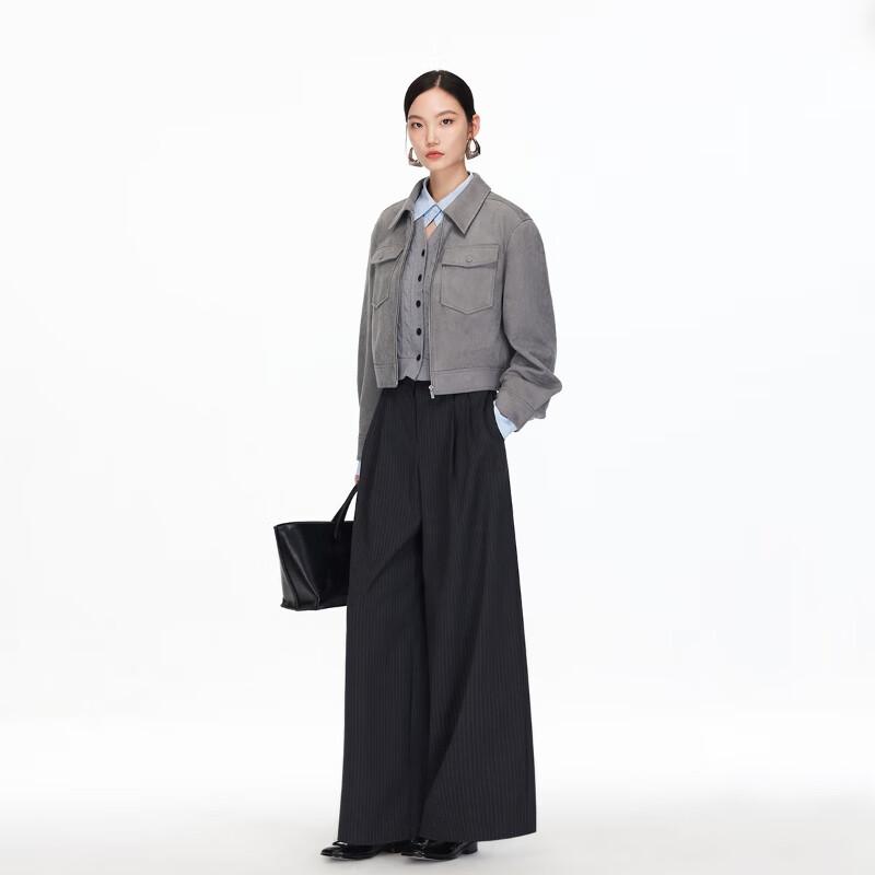 VEROMODA Women's Retro Lapel Short Jacket