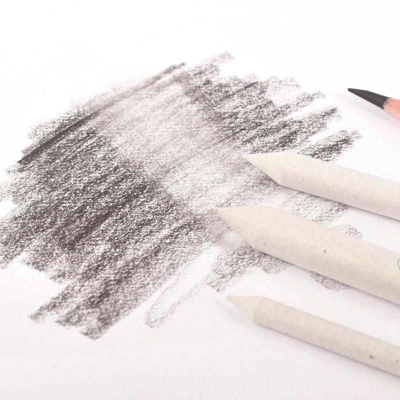 Marley Sketch, Special Paper Brush, Highlighting Sketch, Rubbing Brush, 3-Pack, Xuan Paper Color, Pink Color Paper Pen